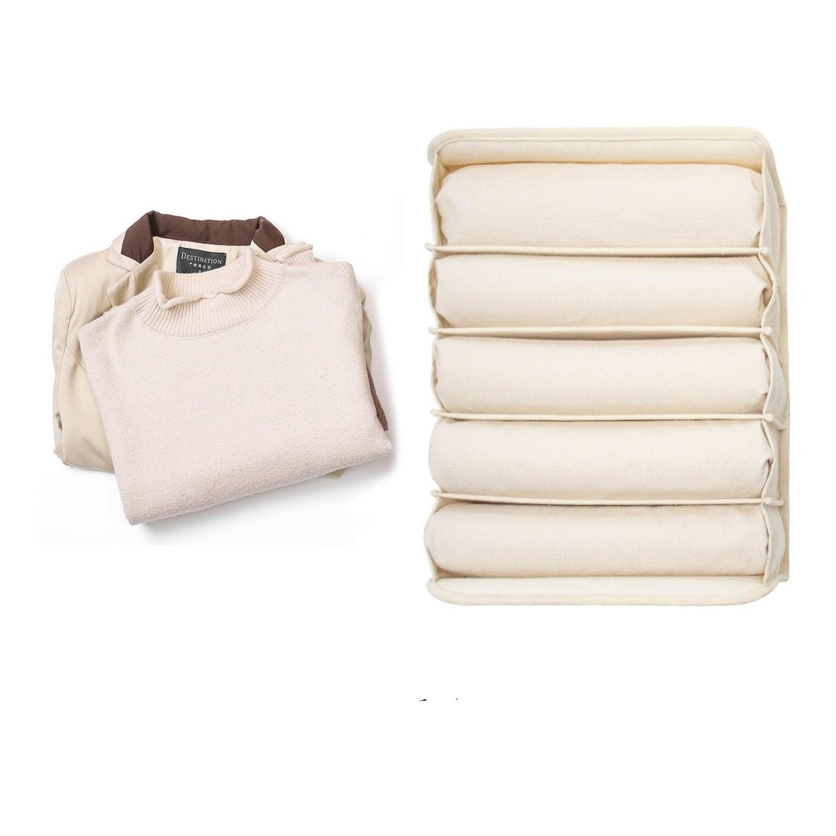 Exclusive Fabric Wardrobe Underwear Organizer — Jisu Big Seven — Lifestyle View