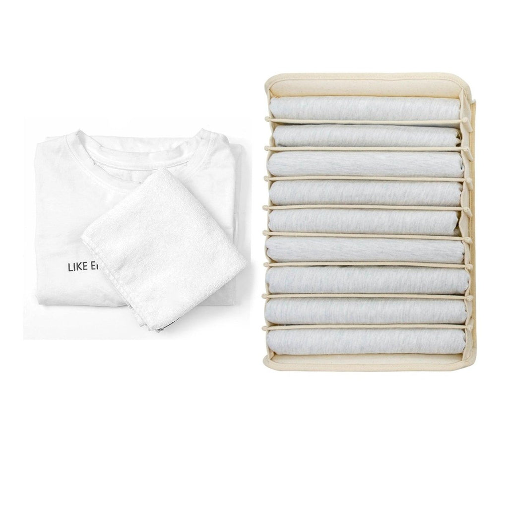 Exclusive Fabric Wardrobe Underwear Organizer — Jisu Big Seven — Top View