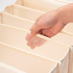 Exclusive Fabric Wardrobe Underwear Organizer — Jisu Big Seven — Side View