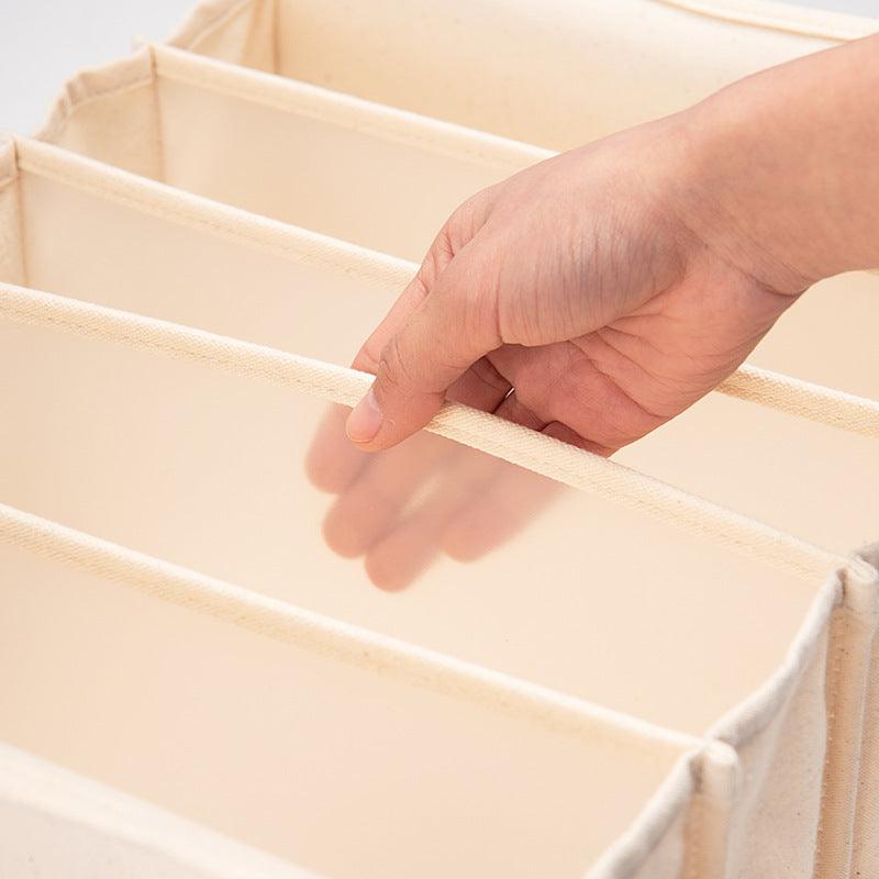 Exclusive Fabric Wardrobe Underwear Organizer — Jisu Big Seven — Side View