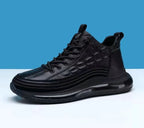 Exclusive Pattern Elastic Band Trend Men's Shoes — 632black — Size 38 — Lifestyle View
