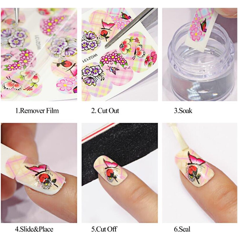 Exclusive Water Transfer Decal Sliders for Nail Art Decoration — STZ 502 — Alternate View 7