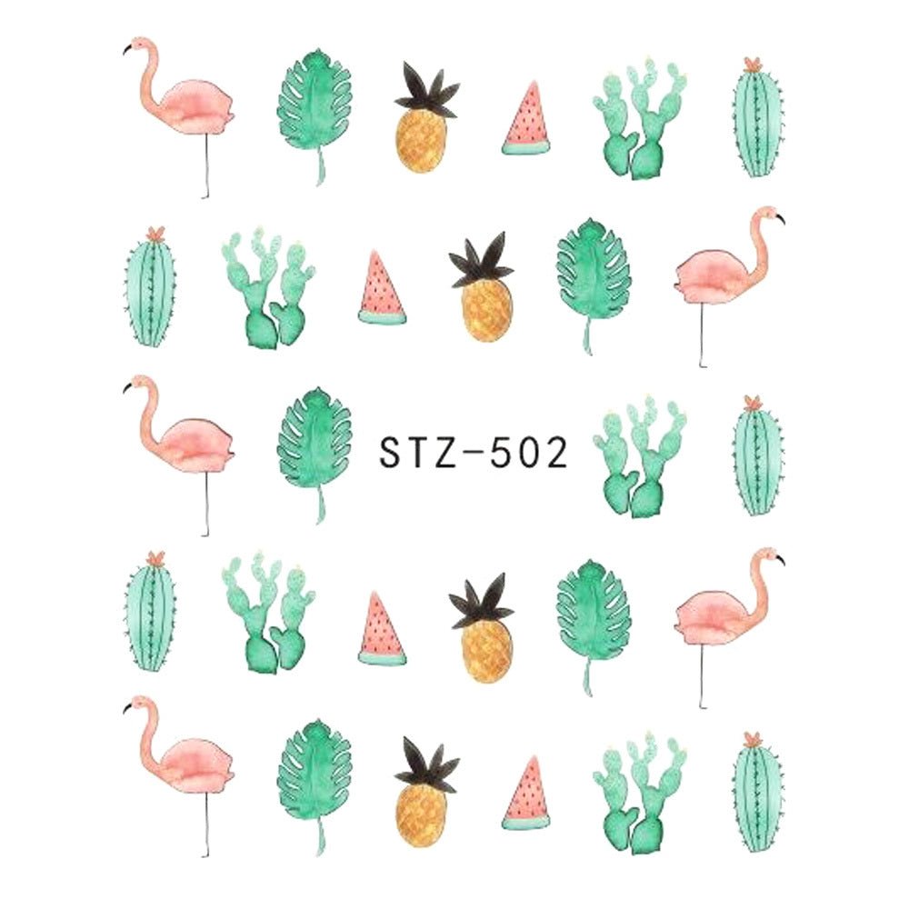 Exclusive Water Transfer Decal Sliders for Nail Art Decoration — STZ 502 — Lifestyle View