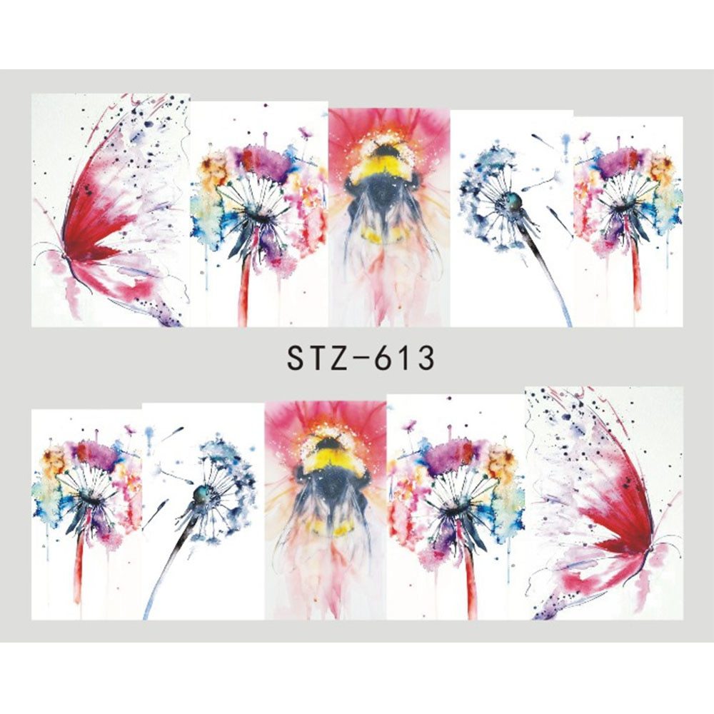 Exclusive Water Transfer Decal Sliders for Nail Art Decoration — STZ 502 — Alternate View 10