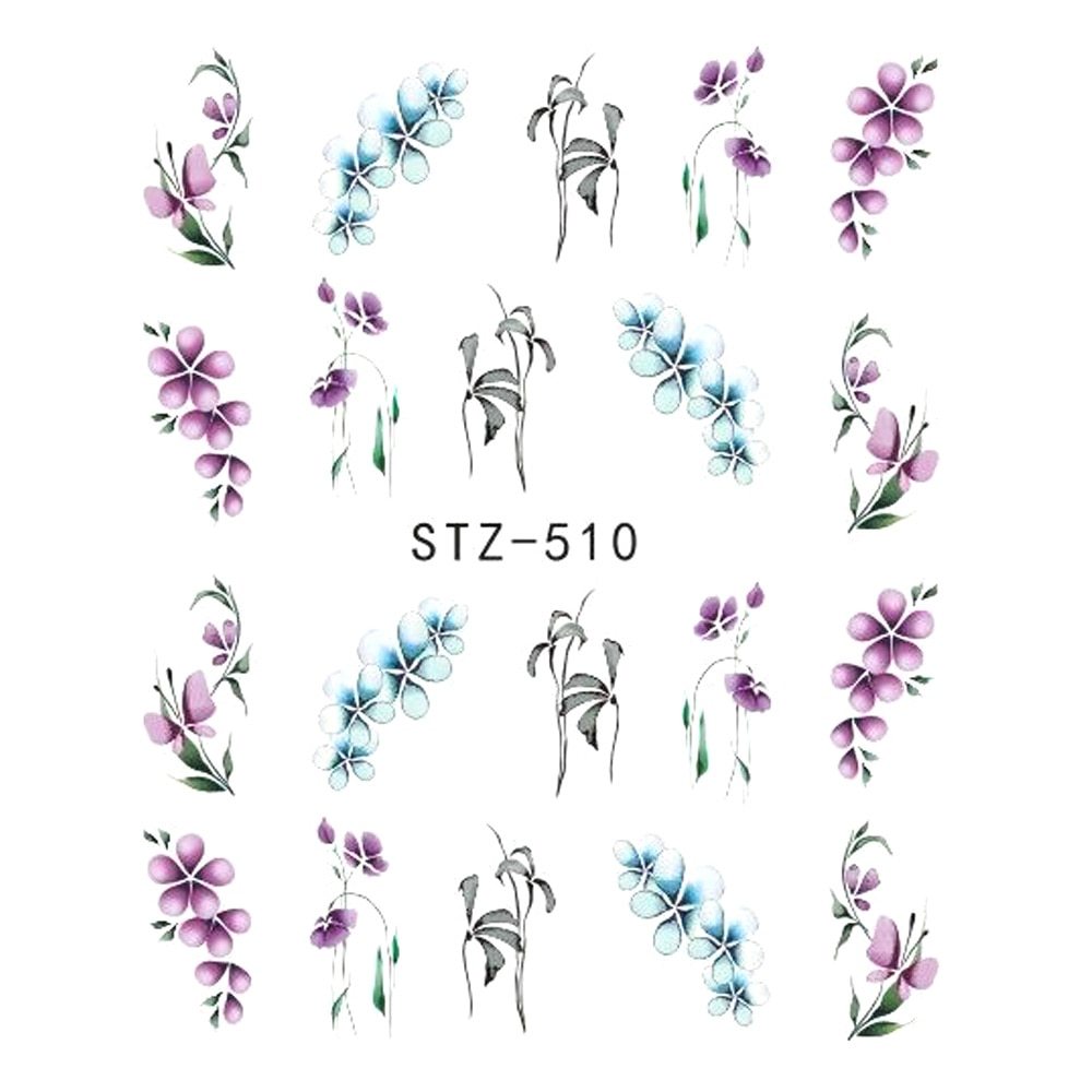 Exclusive Water Transfer Decal Sliders for Nail Art Decoration — STZ 502 — Alternate View 8