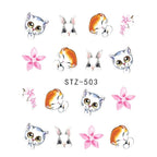 Exclusive Water Transfer Decal Sliders for Nail Art Decoration — STZ 502 — Alternate View 11