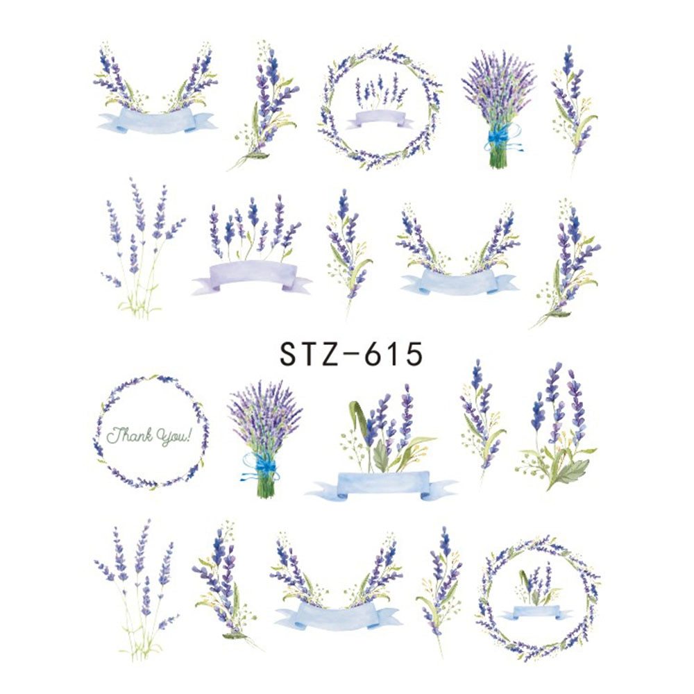 Exclusive Water Transfer Decal Sliders for Nail Art Decoration — STZ 502 — Alternate View 15