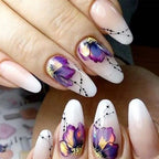 Exclusive Water Transfer Decal Sliders for Nail Art Decoration — STZ 502 — Side View