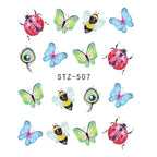 Exclusive Water Transfer Decal Sliders for Nail Art Decoration — STZ 502 — Alternate View 12