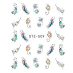 Exclusive Water Transfer Decal Sliders for Nail Art Decoration — STZ 502 — Alternate View 14
