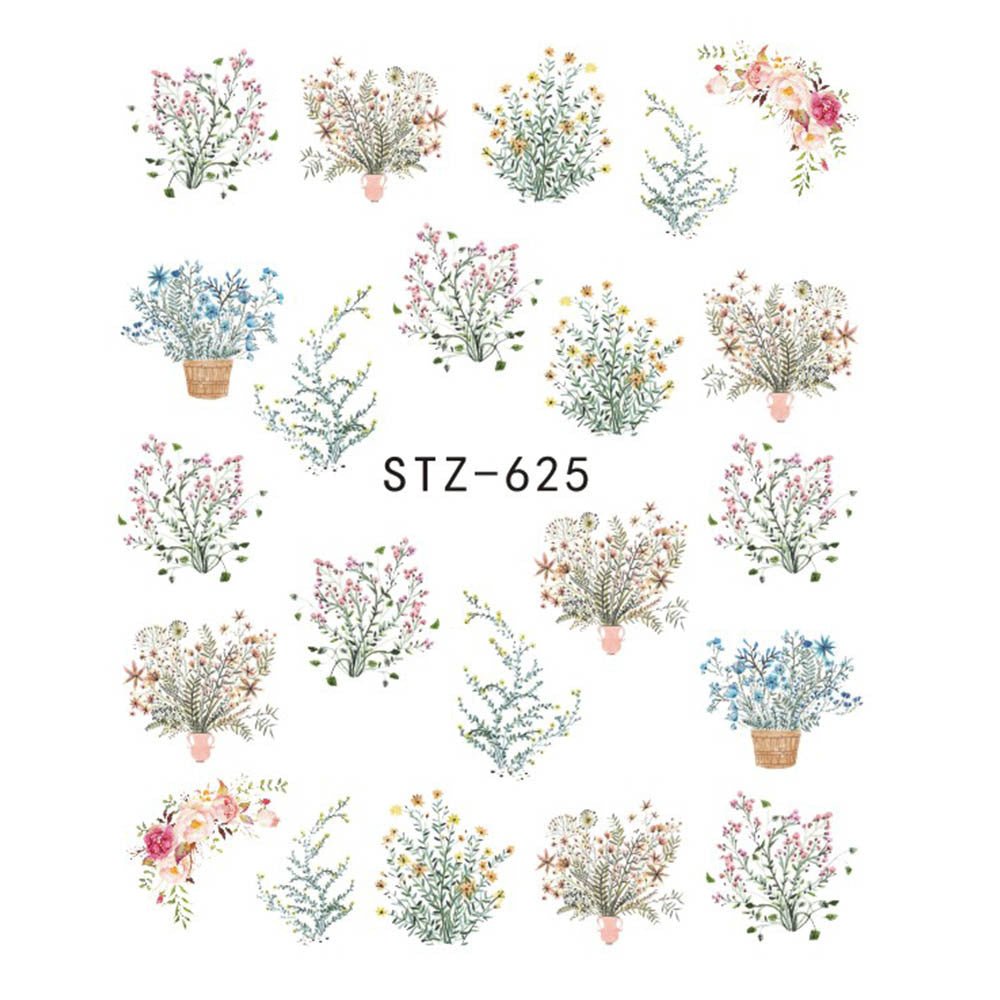 Exclusive Water Transfer Decal Sliders for Nail Art Decoration — STZ 502 — Alternate View 18