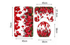 Exclusive Waterproof Bath Curtain with Hook Sets — A — Size 90x180cm — Lifestyle View