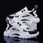 Exclusive Men Non Slip Walking Running Shoes Sports — Balckred — Size Size39 — Back View