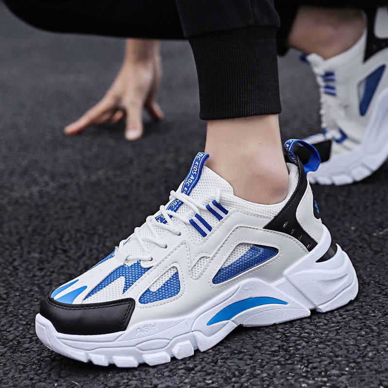 Exclusive Men Non Slip Walking Running Shoes Sports — Balckred — Size Size39 — Front View