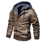 Exclusive Winter Fashion Motorcycle Leather Jacket — Black — Size 4XL — Alternate View 11