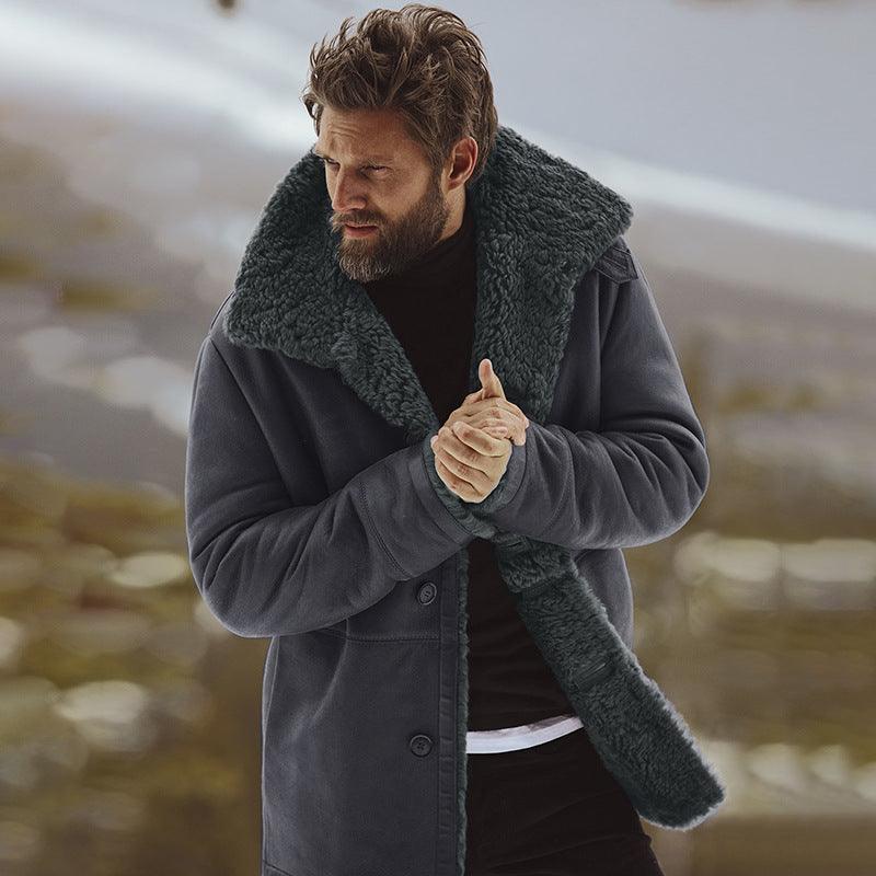 Exclusive Winter Men's Coat — Army Green — Size 3XL — Alternate View 9