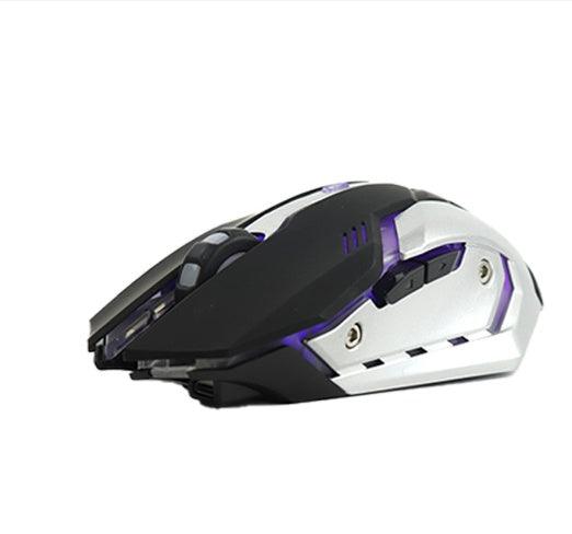Exclusive Wireless Charging Silent Gaming Mouse Machinery — 2.4G black — Alternate View 8