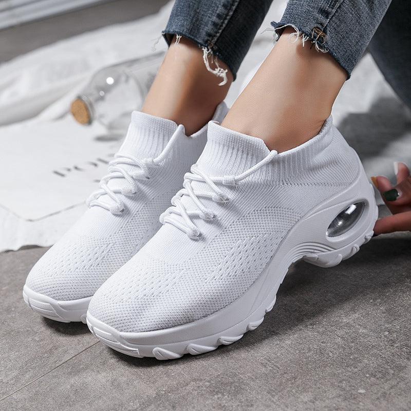 Exclusive Women flying knit socks shoes — Black and white — Size 35 — Alternate View 8