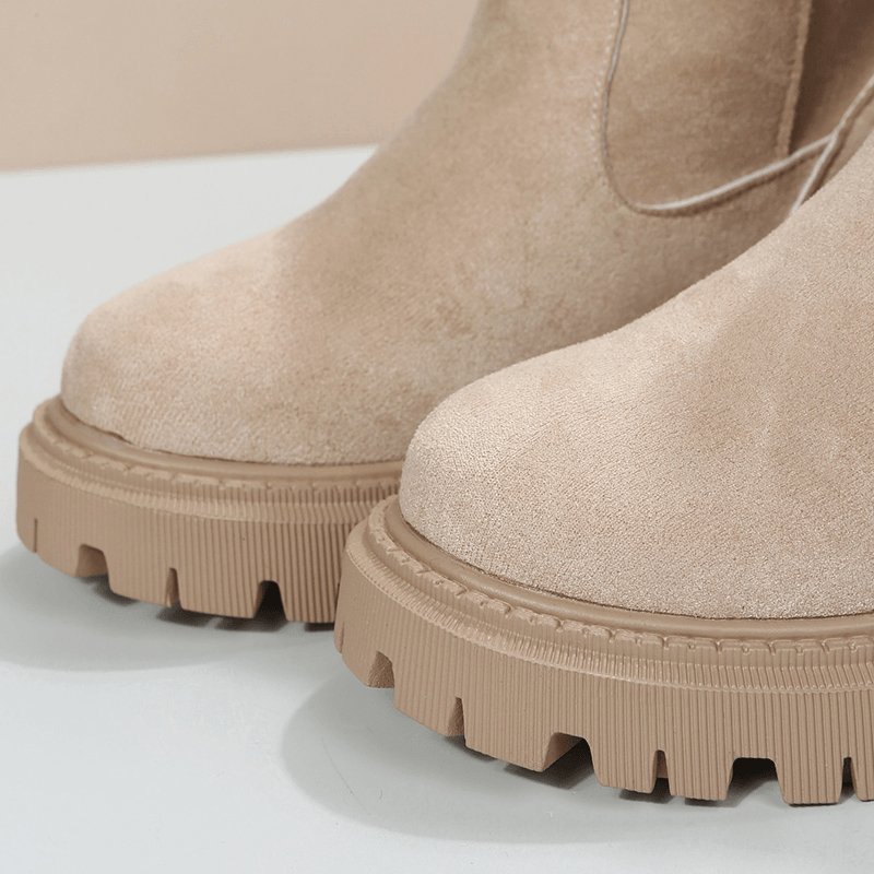 Exclusive Women Non-Slip Winter Shoes | Warm Fur Lined Boots — Black — Size Size35 — Alternate View 13