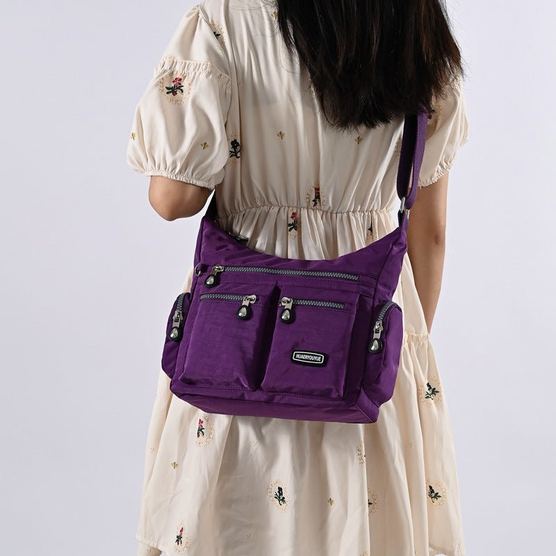 Exclusive Multiple Pockets Waterproof Crossbody Bags — Apricot — Alternate View 7