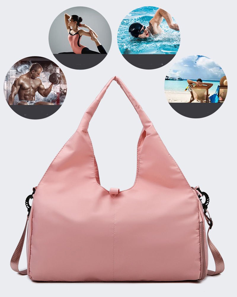 Exclusive Women Yoga Bag | Sports Fitness Large Gym Mat Carrier — Black — Alternate View 14