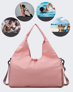 Exclusive Women Yoga Bag | Sports Fitness Large Gym Mat Carrier — Black — Alternate View 14