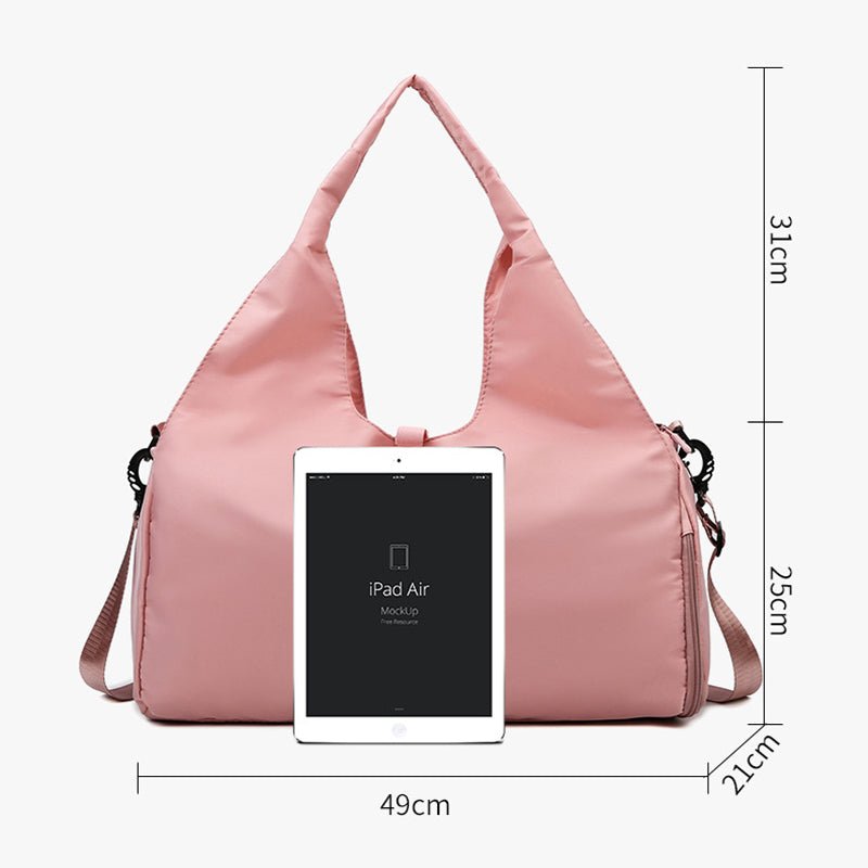 Exclusive Women Yoga Bag | Sports Fitness Large Gym Mat Carrier — Black — Alternate View 22
