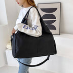 Exclusive Women Yoga Bag | Sports Fitness Large Gym Mat Carrier — Black — Alternate View 9