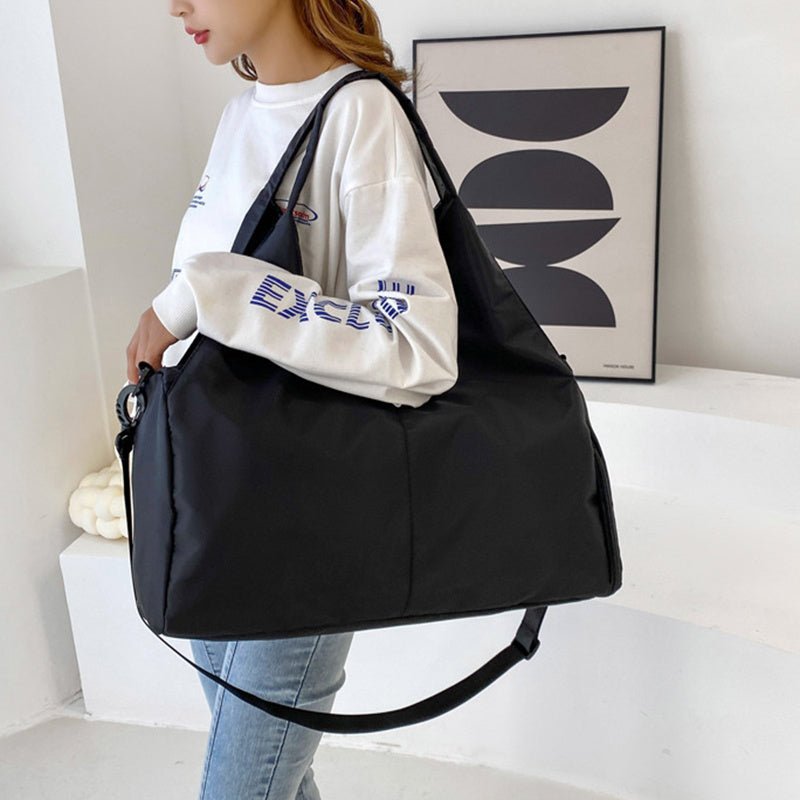 Exclusive Women Yoga Bag | Sports Fitness Large Gym Mat Carrier — Black — Alternate View 9