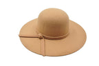 Exclusive Women's casual hat — Beige — Size One Size — Side View