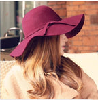 Exclusive Women's casual hat — Beige — Size One Size — Front View
