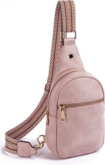 Exclusive Women's Small Shoulder Bag Leather Crossbody Bag — Amber — Size 20to35L — Alternate View 10