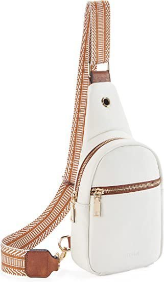 Exclusive Women's Small Shoulder Bag Leather Crossbody Bag — Amber — Size 20to35L — Alternate View 11