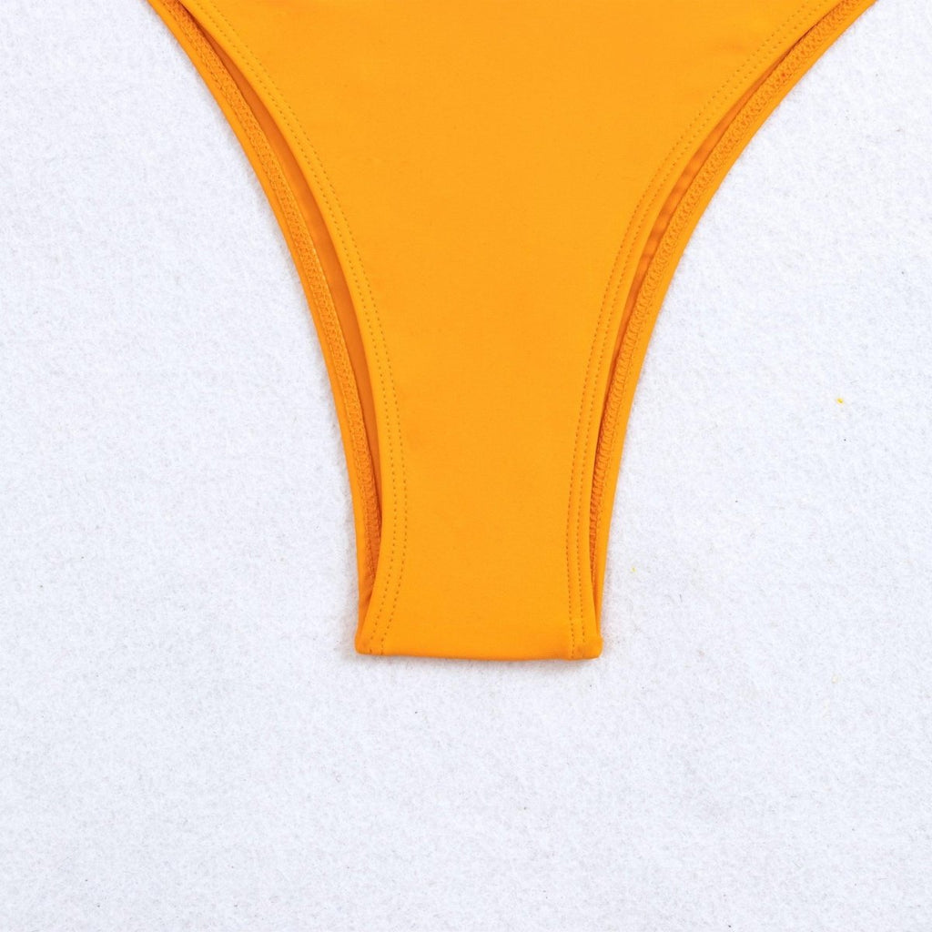 Exclusive Women's Triangle One Piece Swimsuit — Black — Size L — Alternate View 15