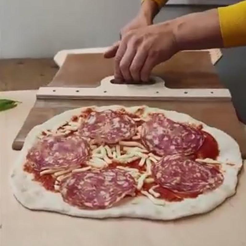 Exclusive Wooden Handle Transfer Pizza — Log — Size 42x26 — Alternate View 11