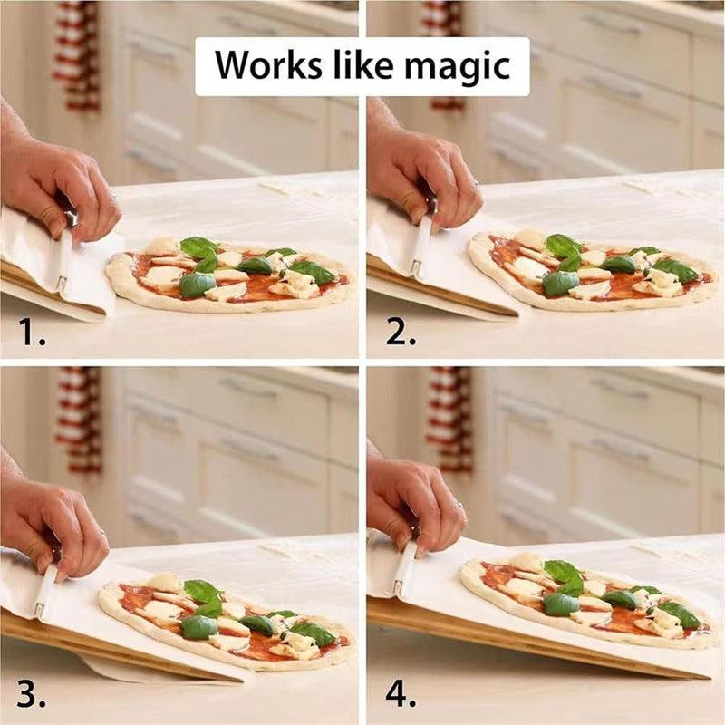 Exclusive Wooden Handle Transfer Pizza — Log — Size 42x26 — Alternate View 14