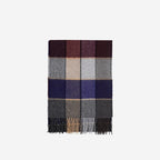 Exclusive Wool Scarf Winter Popular Women's Men's Thickening Minimalist Plaid — Camel Gray Grid — Size 180x30CM — Alternate View 8