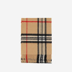 Exclusive Wool Scarf Winter Popular Women's Men's Thickening Minimalist Plaid — Camel Gray Grid — Size 180x30CM — Alternate View 16