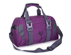 Exclusive Unisex Travel Bag | Carry-On Duffel Weekender for Men Women — Dark blue medium — Detail View