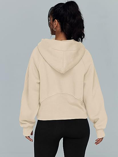 Exclusive Zipper Hoodies Sweatshirts With Pocket — Army Green — Size L — Alternate View 16