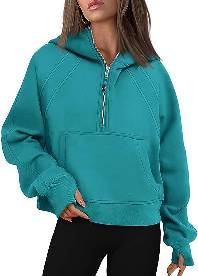 Exclusive Zipper Hoodies Sweatshirts With Pocket — Army Green — Size L — Alternate View 13