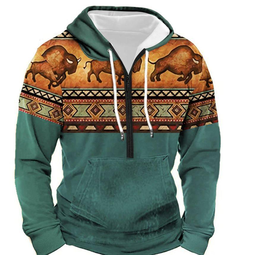 Exclusive Zipper Sweaters Menswear With Pockets — BL 01 — Size L — Detail View